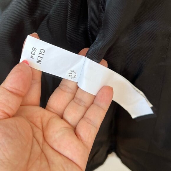 Zara, Textured Double-Breasted Blazer - White/Black. Size: M. NWT. - Picture 13 of 16